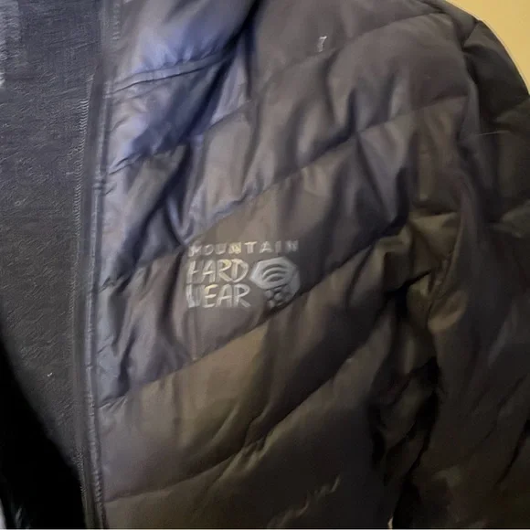 NO ZIP Mountain Hardware S Women’s Black Down Winter Puffer Jacket - Picture 2 of 10